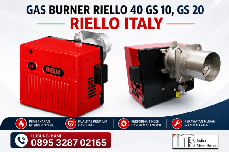 JUAL GAS BURNER RIELLO R40 GS10/GS20 - BRAND ITALY