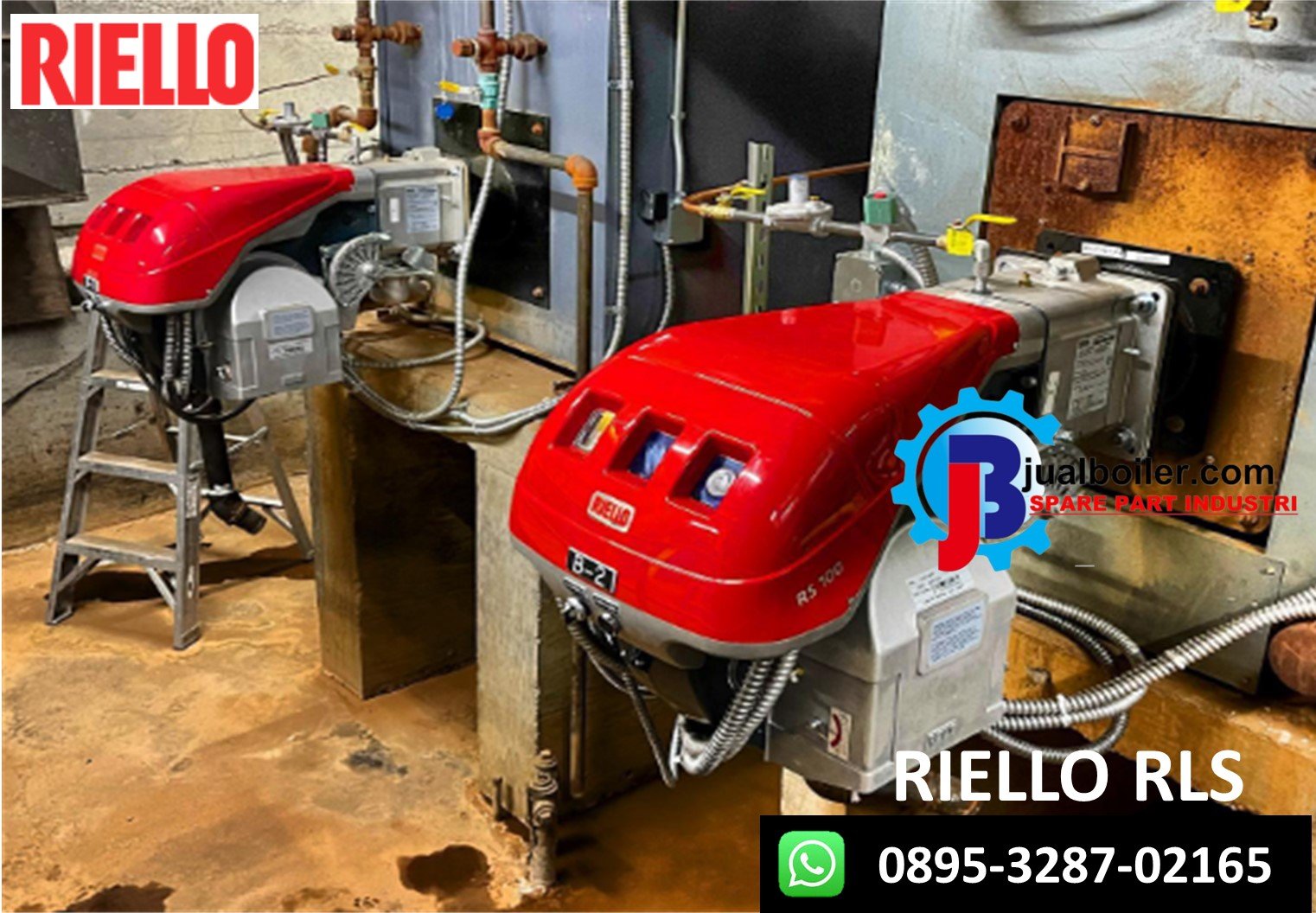 Riello Rls 100 JUAL BURNER RIELLO RLS - DUAL FUEL GAS DAN SOLAR - BOILER DAN SPARE PART