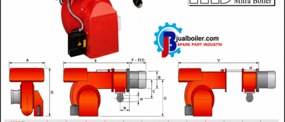 BURNER GAS 4/2 – ORGINAL RIELLO ITALIA