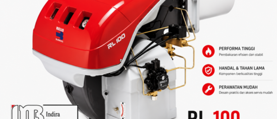 OIL BURNER RIELLO RL100 – TWO STAGE/DUA NOZZLE