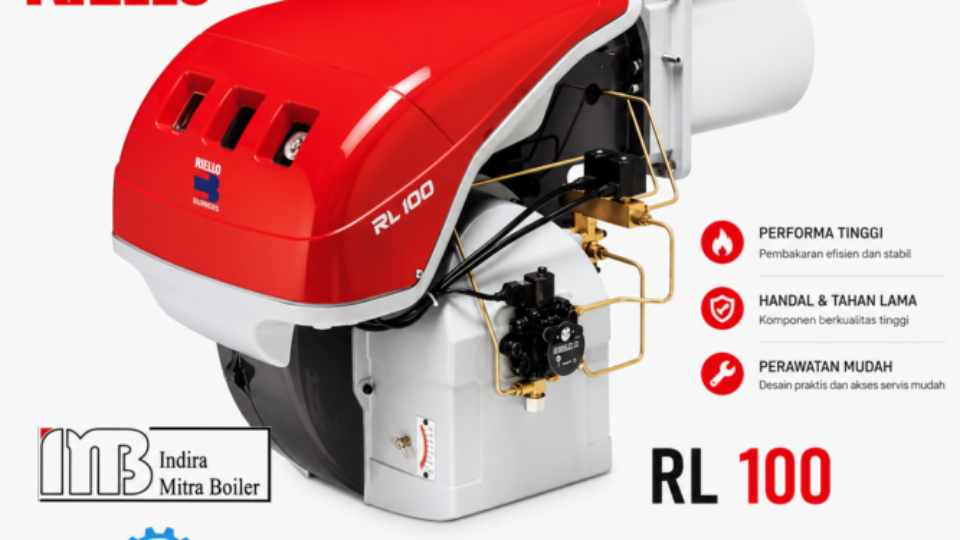 OIL BURNER RIELLO RL100 – TWO STAGE/DUA NOZZLE