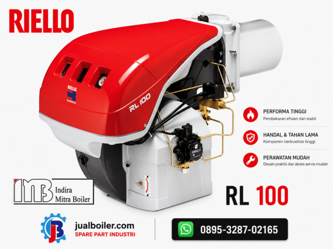 JUAL OIL BURNER RIELLO RL100 - TWO STAGE/DUA NOZZLE