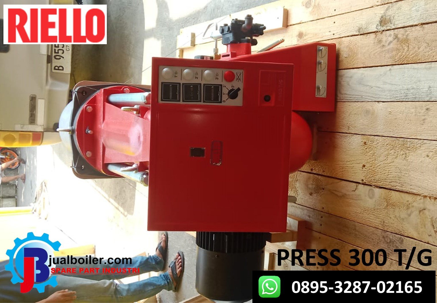 JUAL BURNER RIELLO PRESS 300 T/G – LIGHT OIL (THREE STAGE)