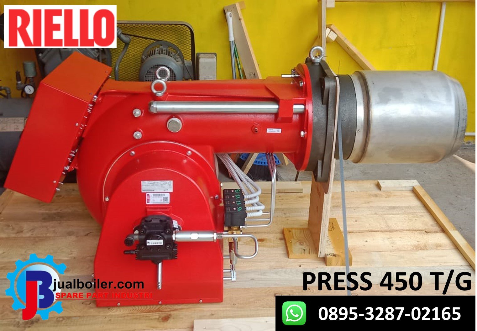 JUAL BURNER RIELLO (THREE STAGE) – LIGHT OIL PRESS 450 T/G