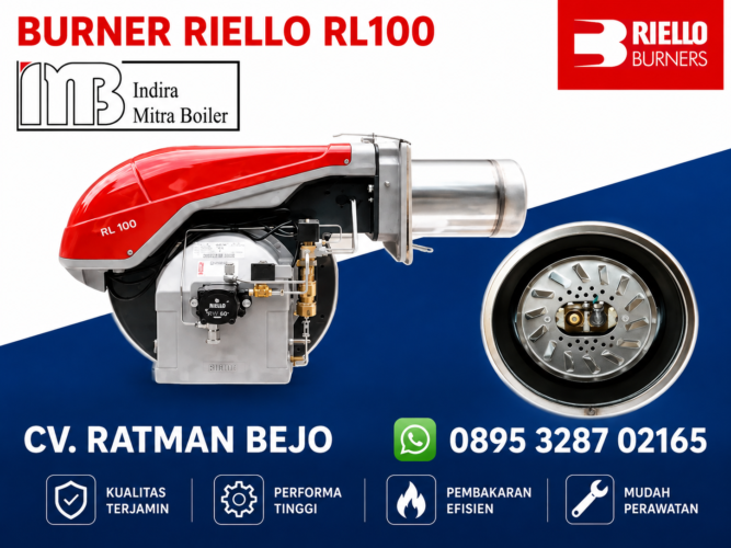 JUAL BURNER RIELLO TYPE RL100