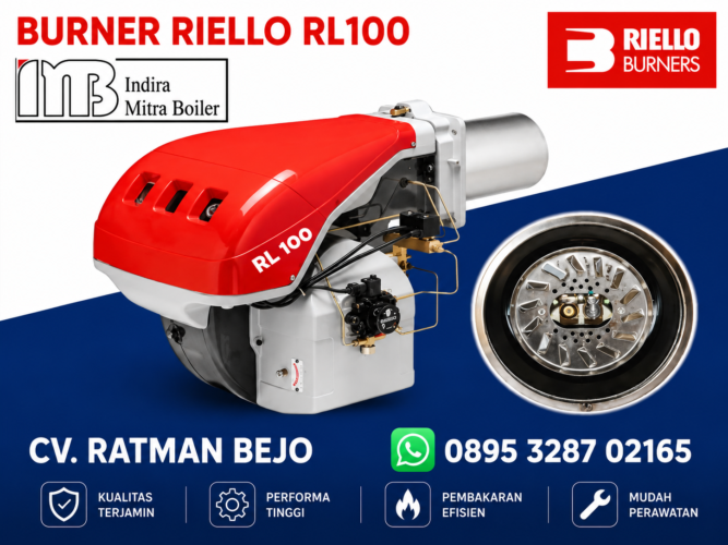 INSTALASI BURNER RIELLO RL 100