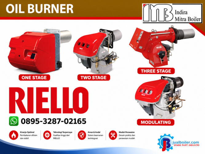 JUAL PRODUK BURNER RIELLO BAHAN BAKAR SOLAR