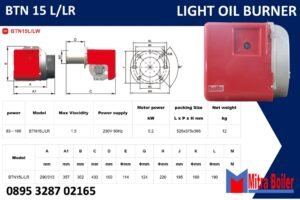 SPESIFIKASI BURNER BAITE BTN15L/LR