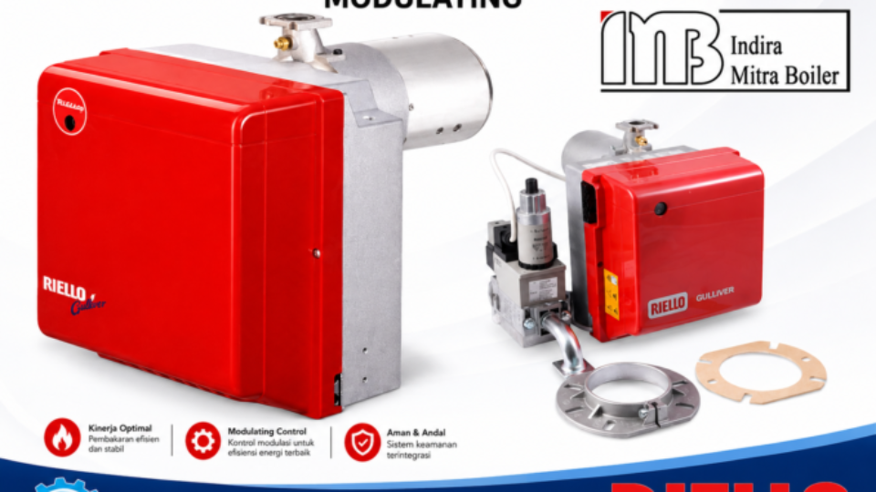 BURNER GAS RIELLO GULLIVER BS1/M, BS2/M, BS3/M, BS4/M – MODULATING