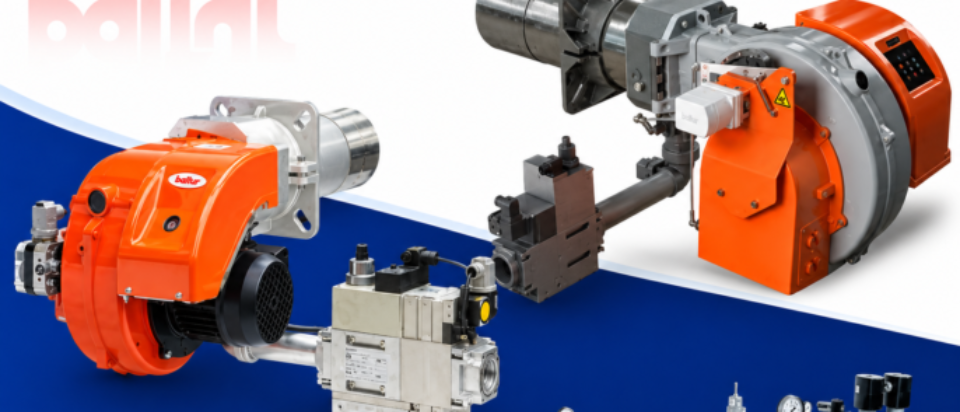 GAS BURNER BALTUR TBG P DUA TAHAP : 80 – 2100 kW