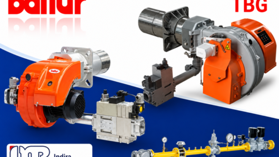 GAS BURNER BALTUR TBG P DUA TAHAP : 80 – 2100 kW