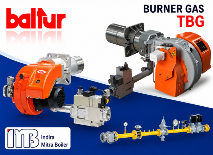 JUAL GAS BURNER BALTUR TBG P DUA TAHAP : 80 - 2100 kW
