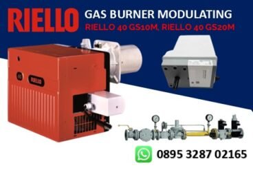 GAS BURNER RIELLO 40 GS10/M, GS20/M-MODULATING