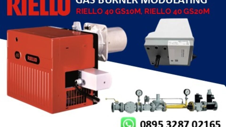 GAS BURNER RIELLO 40 GS10M, GS20M