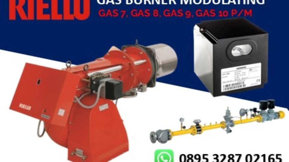 GAS BURNER RIELLO GAS 7, GAS 8, GAS 9, GAS 10 PM