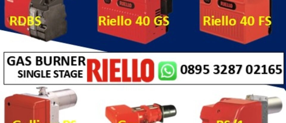 GAS BURNER RIELLO ITALIA – SINGLE STAGE