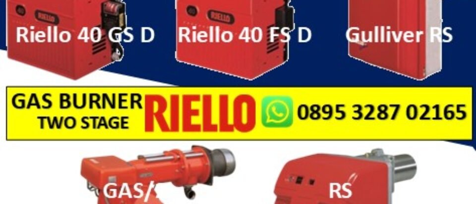 GAS BURNER RIELLO ITALIA – TWO STAGE
