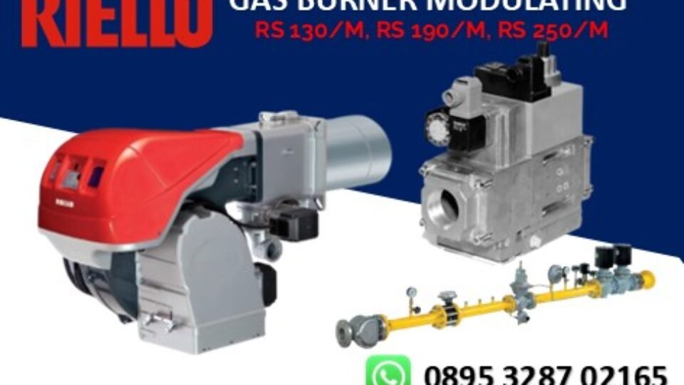 GAS BURNER RIELLO RS 130 M, RS 190 M, RS 250 M
