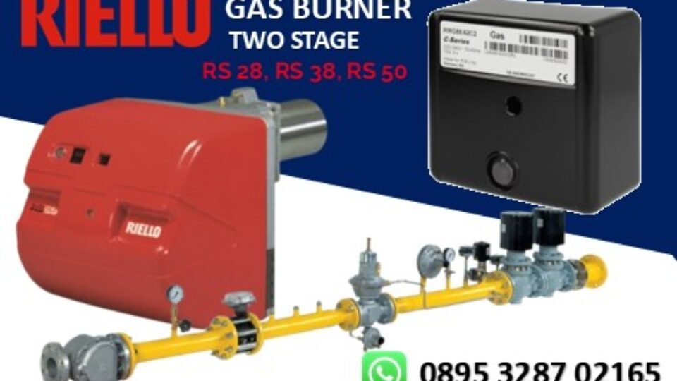GAS BURNER RIELLO RS 28, 38, RS 50 ITALIA