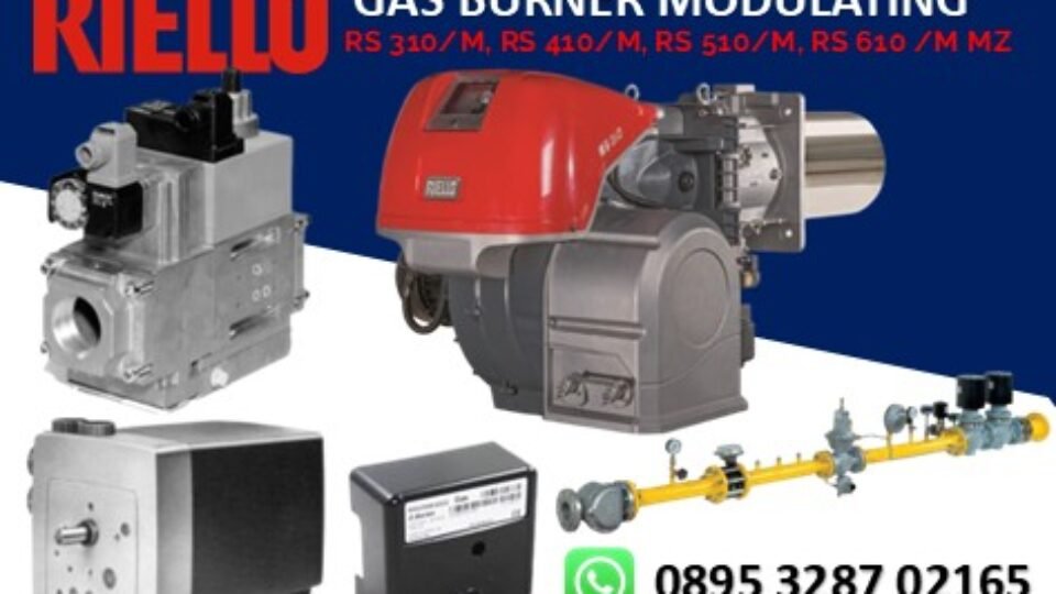 GAS BURNER RIELLO RS 310 M, RS 410 M, RS 510 M, RS 610 M MZ
