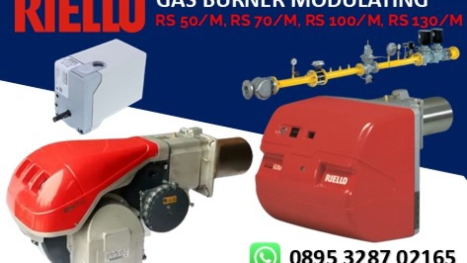 GAS BURNER RIELLO RS 50 M, RS 70 M, RS 100 M, RS 130 M
