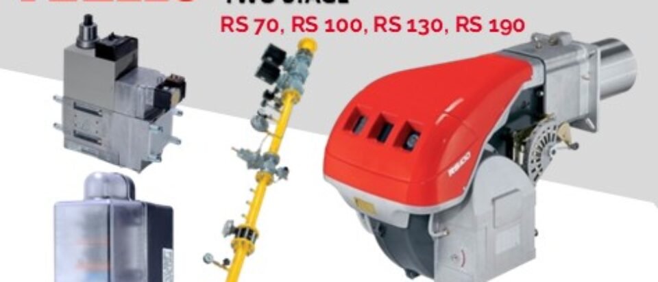 GAS BURNER RIELLO RS 70, RS 100, RS 130, RS 190 TWO STAGE