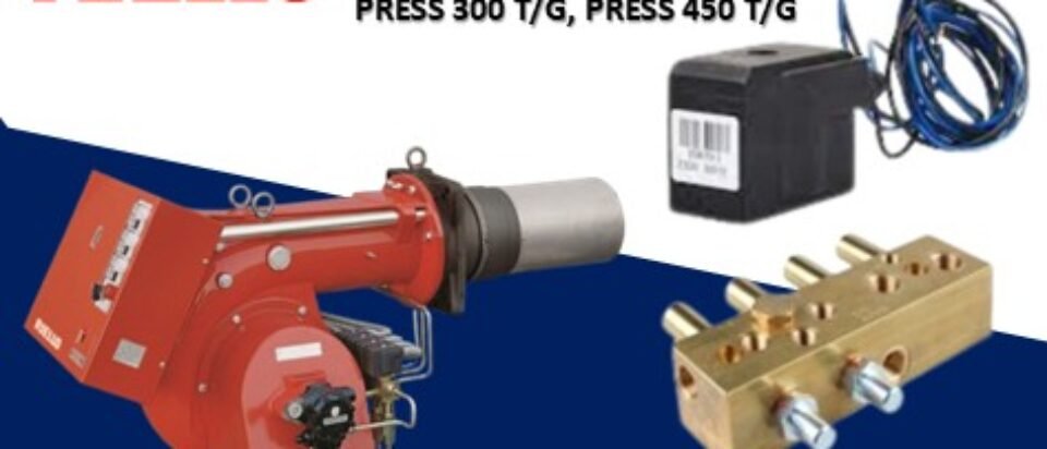 OIL BURNER RIELLO PRESS 140 TG, PRESS 200 TG, PRESS 300 TG, PRESS 450 TG ITALIA