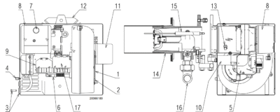 Deskripsi Burner Riello R40 GS10/GS20