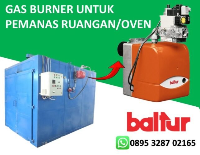 JUAL GAS BURNER RIELLO UNTUK PEMANAS RUANGAN/OVEN