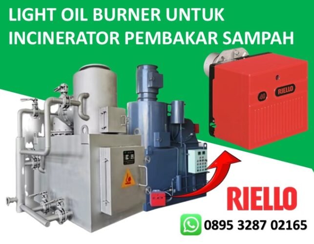 JUAL BURNER RIELLO INCINERATOR ( PEMBAKAR SAMPAH )