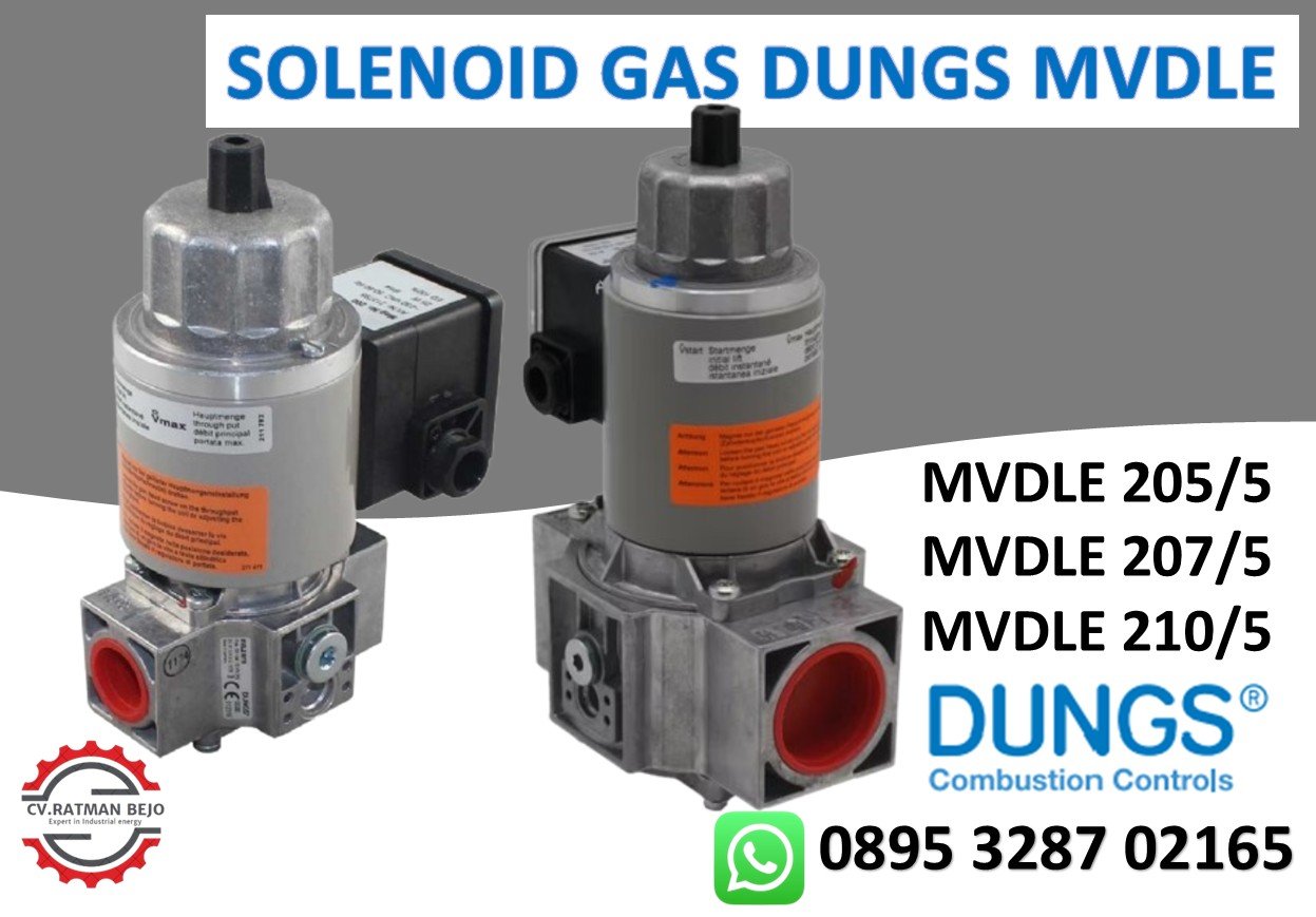 SOLENOID GAS DUNGS MVDLE 205/5-MVDLE 207/5-MVDLE 210/5