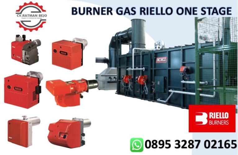 JUAL GAS BURNER INCENERATOR - RIELLO ONE STAGE