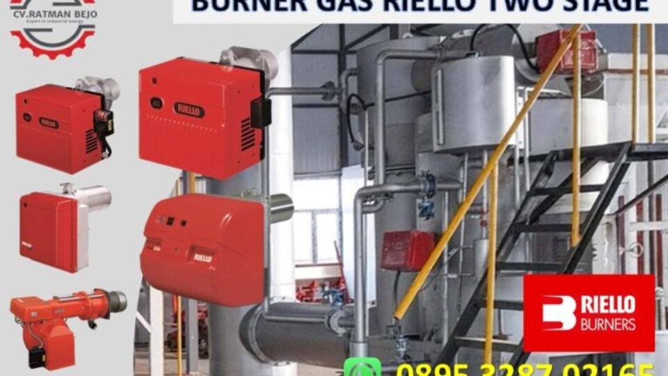 GAS BURNER INCENERATOR – RIELLO TWO STAGE