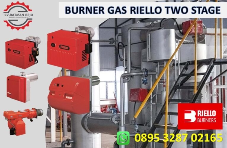 JUAL GAS BURNER INCENERATOR - RIELLO TWO STAGE