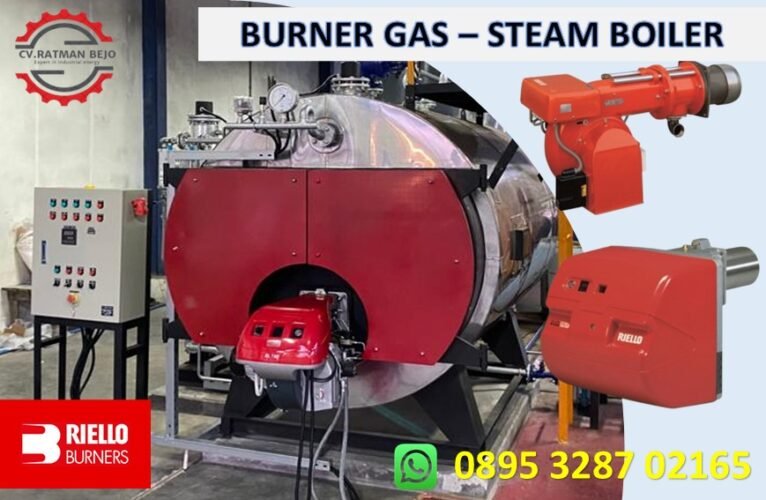 JUAL GAS BURNER RIELLO - STEAM BOILER