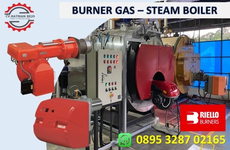 JUAL GAS BURNER - STEAM BOILER