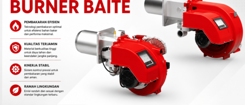 BURNER GAS BAITE BTN 40/ BTN 55 G/GC – BB LPG/CNG/LNG