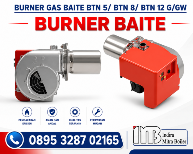 JUAL BURNER GAS BAITE BTN 5/ BTN 8/ BTN 12 G/GW - BB LPG/CNG/LNG