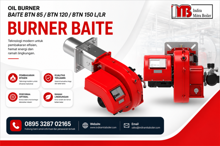 JUAL JUAL OIL BURNER BAITE BTN 85/ BTN 120/ BTN 150 L/LR