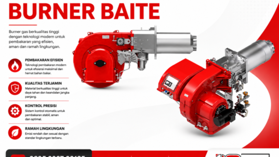 BURNER GAS BAITE BTN 85/ BTN 120 G/GC – BB GAS