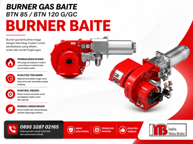 JUAL BURNER GAS BAITE BTN 85/ BTN 120 G/GC - BB GAS