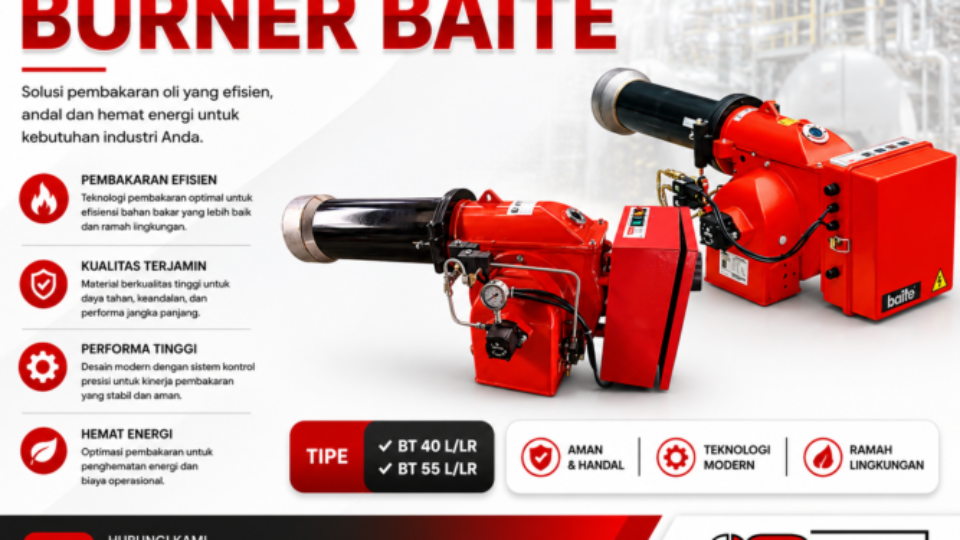 OIL BURNER BAITE BT 40/ BT 55 L/LR – 237 – 652 kW