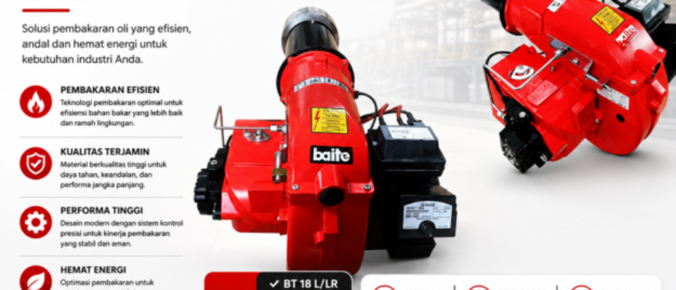 OIL BURNER BAITE BT 18/ BT26/ BT35 L/LR – 90 – 308 kW