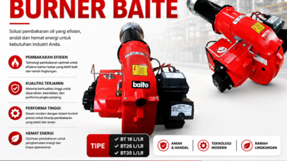 OIL BURNER BAITE BT 18/ BT26/ BT35 L/LR – 90 – 308 kW