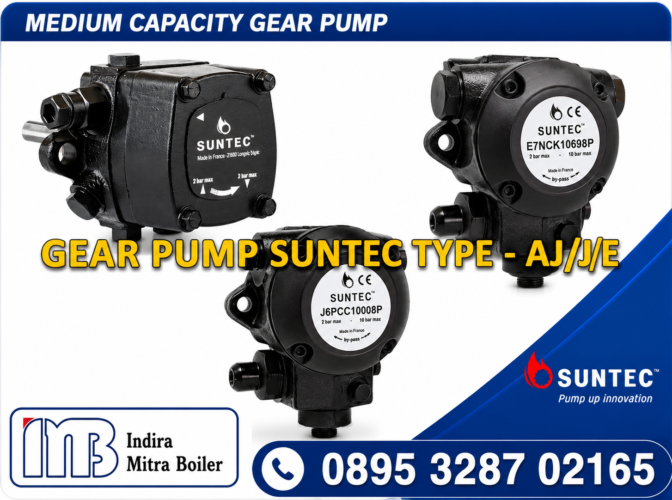 JUAL GEAR PUMP SUNTEC TYPE – AJ / J / E (KAPASITAS SEDANG)